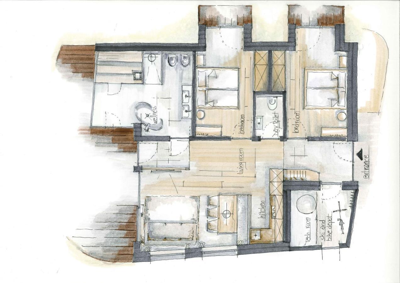 Chalets Dolomit Royal Силиан Екстериор снимка
